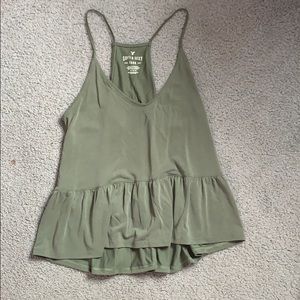 Green tank top